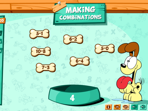 Garfield's Mental Math Games - Free screenshot 3