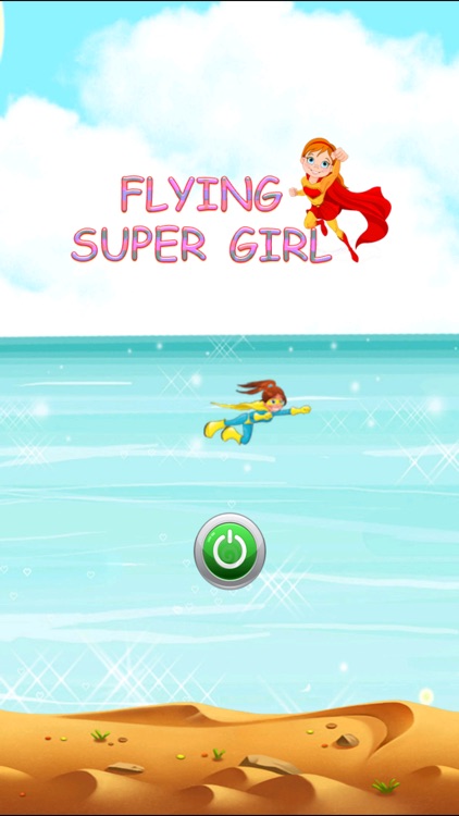 Flying Super Girl - a fun free games for boys & girls