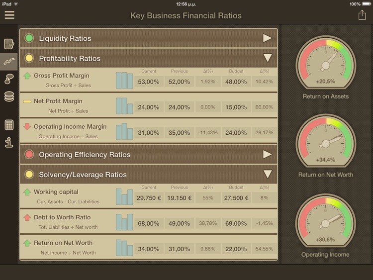 Key Financial Ratios