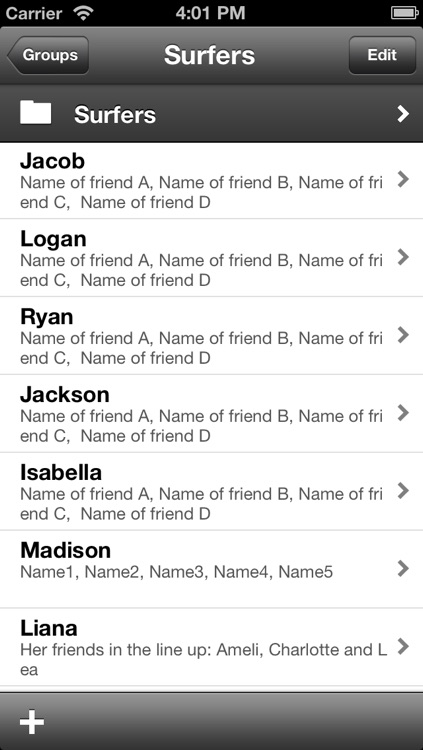 People App - Remember Names