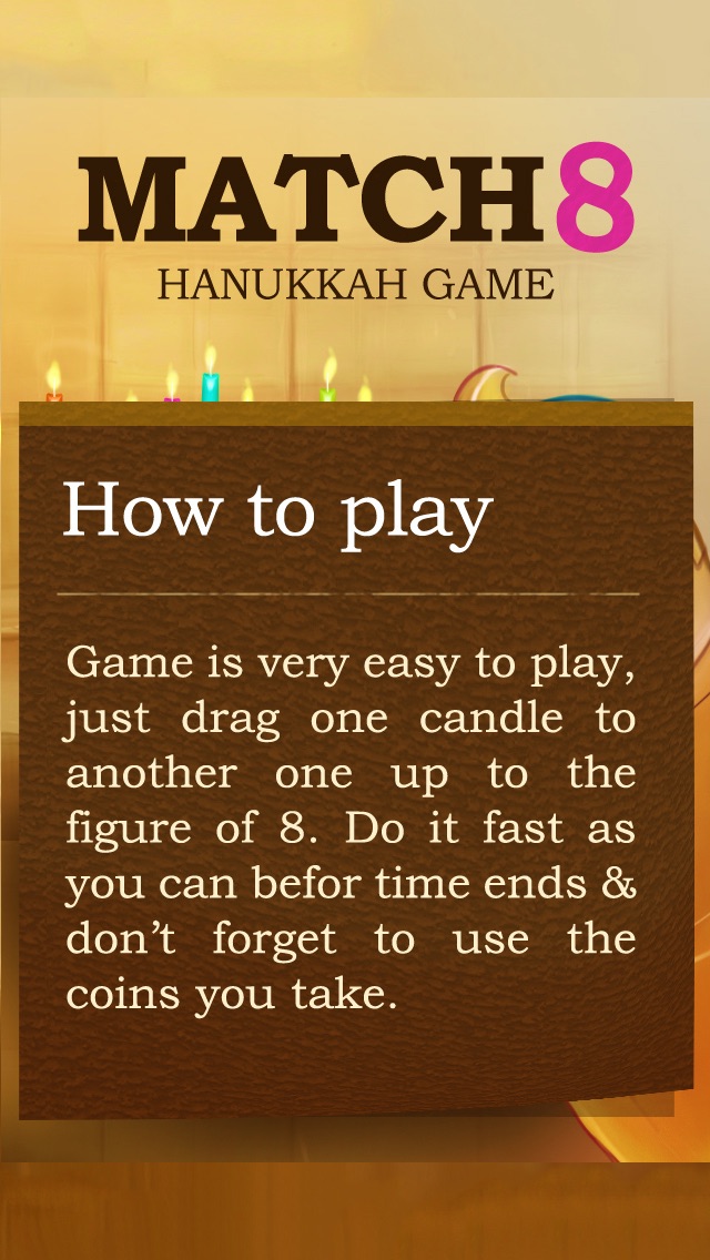 Match 8 Hanukkah Game Screenshot 3