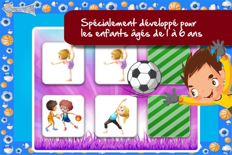 Free Memo Game Sport Cartoon screenshot 2