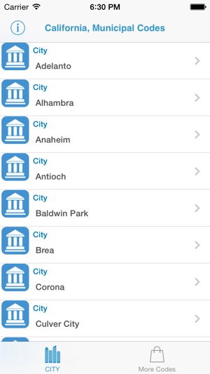 California City Municipal Code (CA Codes