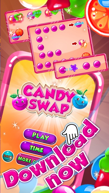 ``` A Candy Swap``` - fruit adventure mania in mystery match-3 game free screenshot-4