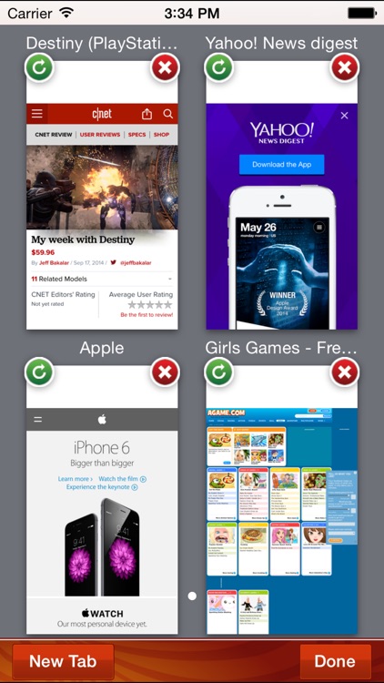 Fast Web Browser Free - New automatic full screen firefox chrome like themes edition screenshot-3