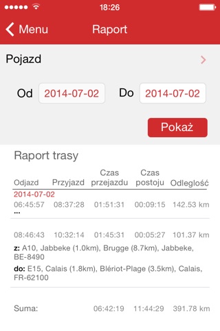 Poltrack screenshot 3