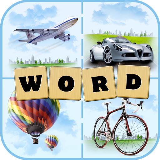 Guess word from 4 pics iOS App