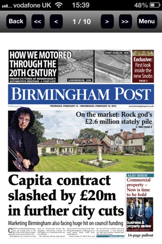 Скриншот из Birmingham Post