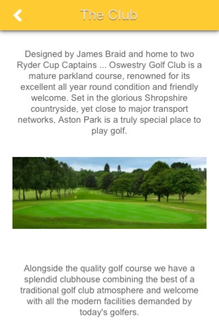 Oswestry Golf Club screenshot 2