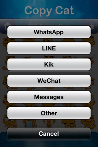 Cute Emoticons for Kik Messenger - Lite Version screenshot 2