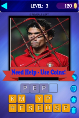 Guess The Tiled Star Footballers Quiz - World Soccer Players Faces Game - Free App screenshot 4