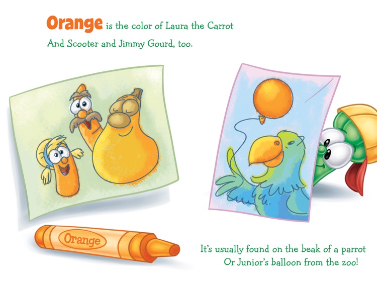 Junior’s Colors - A new Veggiecational kid's book from VeggieTales