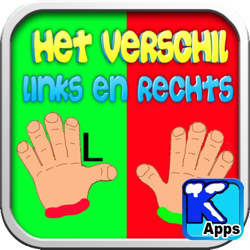 Leer het verschil, links en rechts. iOS App