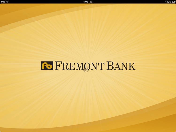 Fremont Bank for iPad