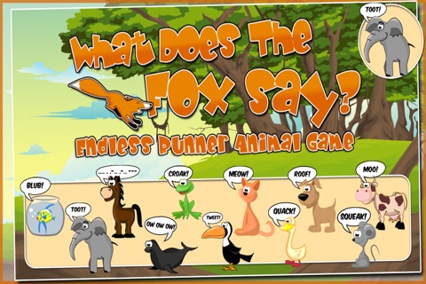 A What Does The Fox Jump Endless Runner Animal Racing Game by Awesome Wicked Games screenshot 3