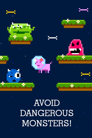 Pixel Animal Jump Free - Cute Pets Hop and Avoid Nasty Enemies screenshot 3