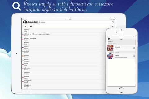 BrainRain multilingual dictionaries & thesaurus Offline screenshot 2