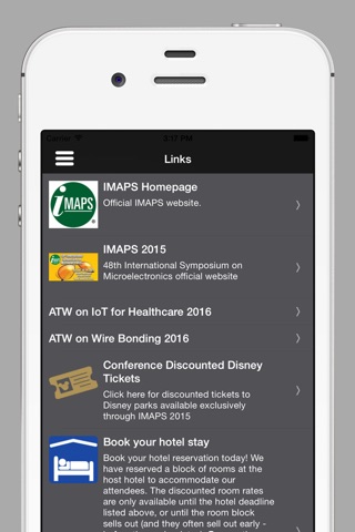 IMAPS Events screenshot 3