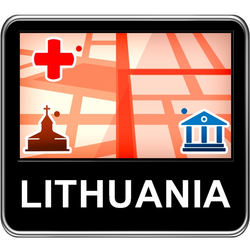 Lithuania Vector Map - Travel Monster