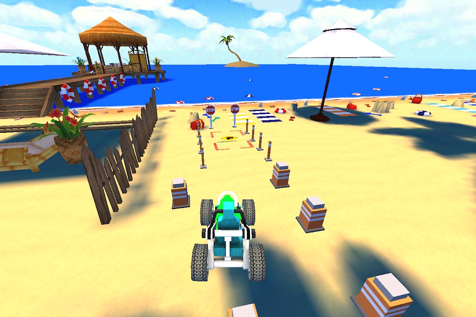 Crazy Beach Car Parking screenshot 3
