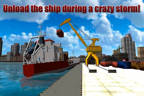 Cargo Ship Crane Simulator 3D screenshot 4