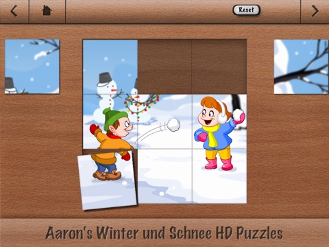Aaron's winter and snow HD puzzle game screenshot 2