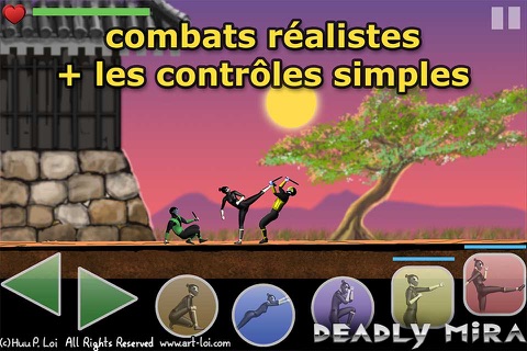 Deadly Mira: Ninja Fighting Game screenshot 2