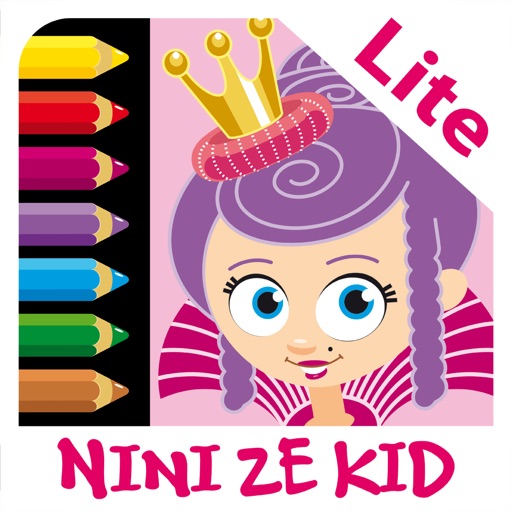 Color Princess Lite - Coloring Exercises for Kids iOS App