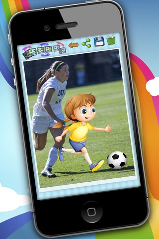 Football stickers and soccer adhesives for photos - Premium screenshot 4