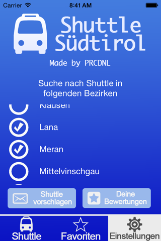 Shuttle Südtirol screenshot 2