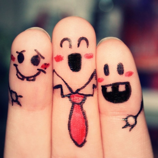 Cute Finger Face Designs Ideas