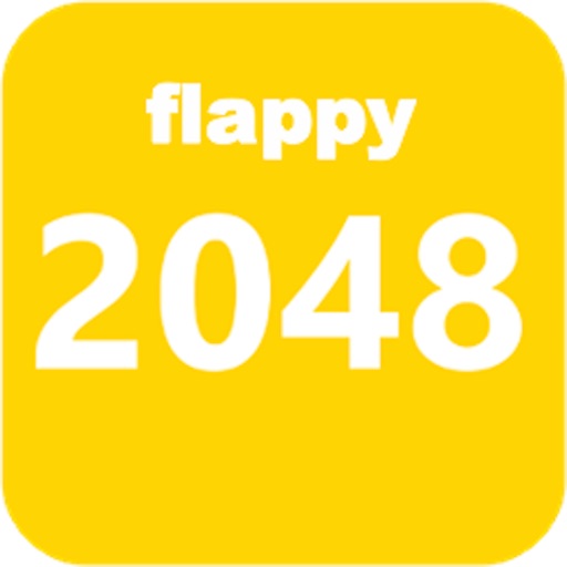 Flappy 2048 - the Tile is Flying like a Bird Icon