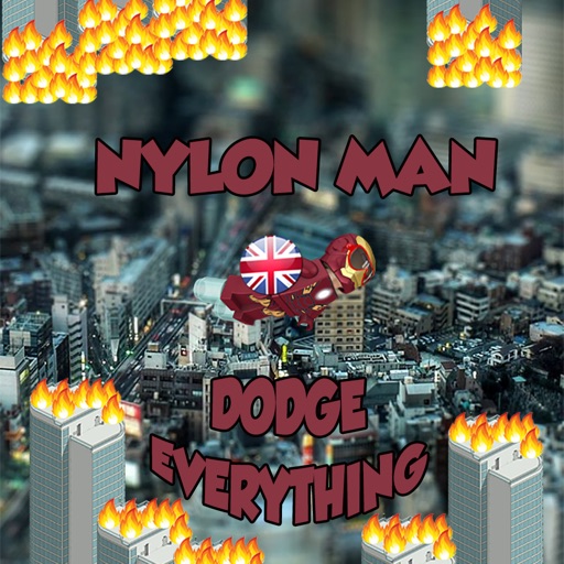 Nylon man - Flying Super Hero Action - Dodge everything iOS App