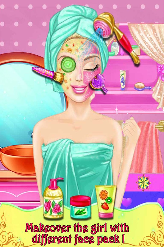 Pink Girl Real Makeover Salon screenshot 2