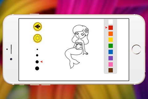 mermaid princess coloring book show for kid screenshot 3