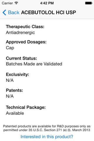 Interchem Product List screenshot 3