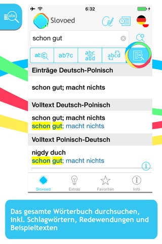German <-> Polish Slovoed Compact talking dictionary screenshot 2