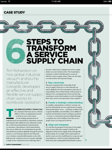 Supply Management magazine screenshot 3
