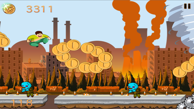 Zombies Ate The Power Plants : Turbo Timmy's Disaster Dash(圖2)-速報App