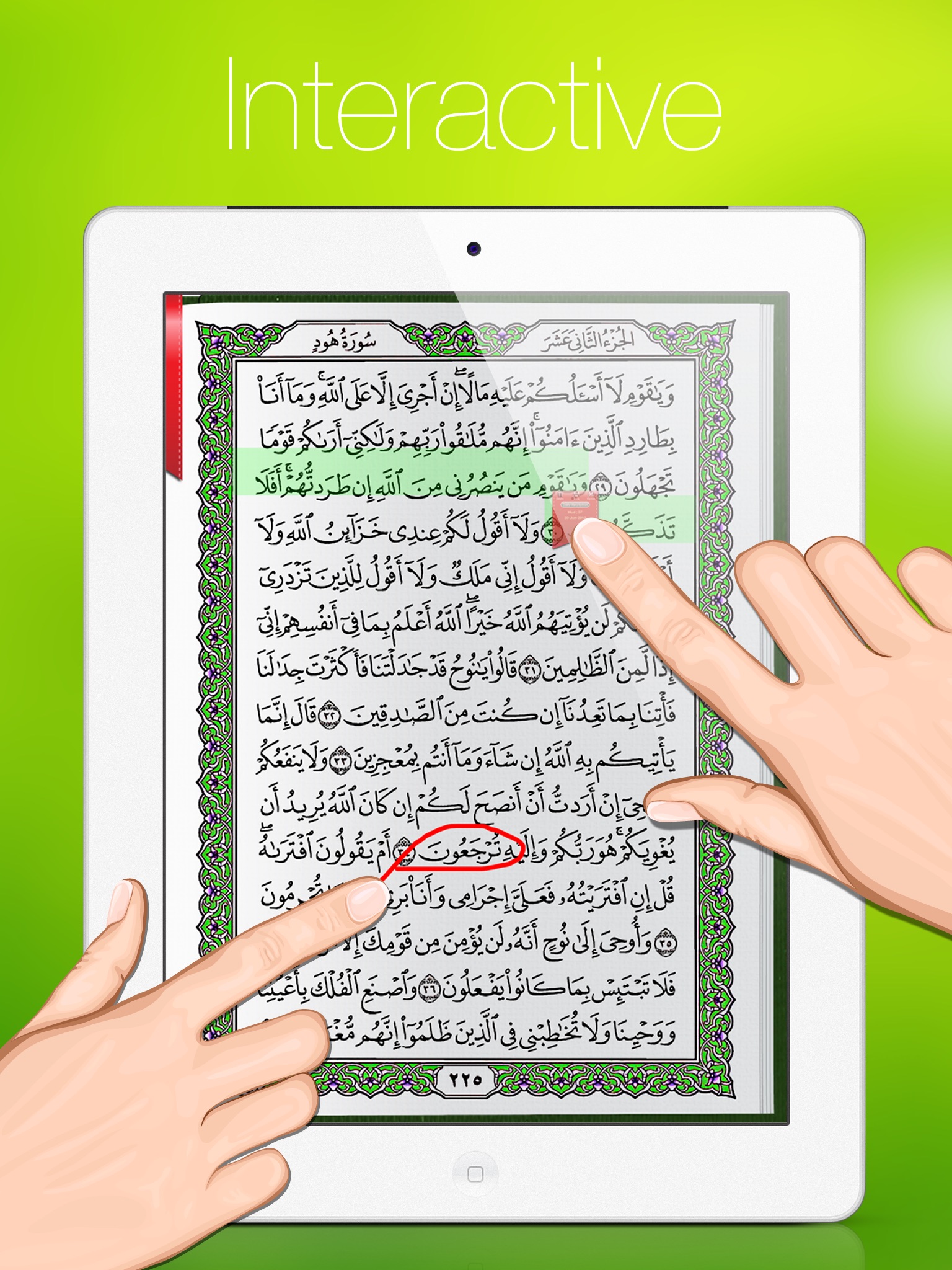 مصحف المدينة Mushaf Al Madinah HD for iPad screenshot 3