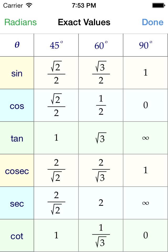 Ezy Trigonometry screenshot 4