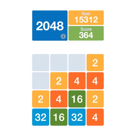 2048 Powers of Two Icon