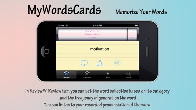 MyWordsCards - Memorize your own words(圖1)-速報App