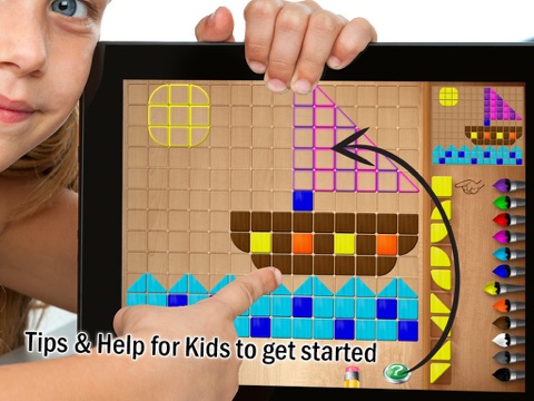 Shapes mosaic puzzle basic 4 kids HD - first educational craft game for preschool children screenshot 4