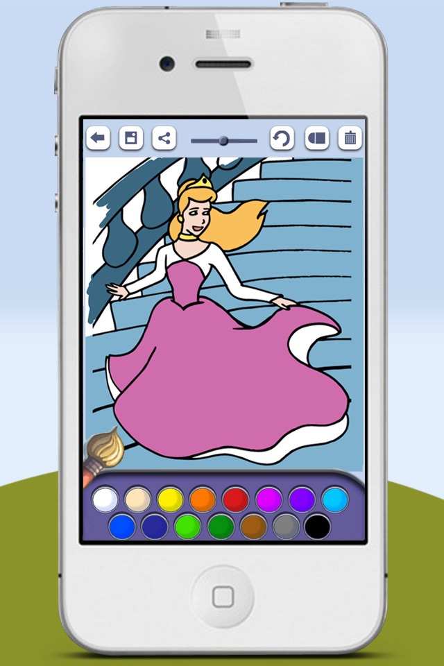 Drawing princess learning game screenshot 2