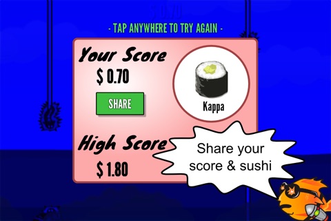 Flying Sushi screenshot 3