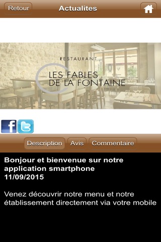 Restaurant Les Fables de la Fontaine screenshot 3