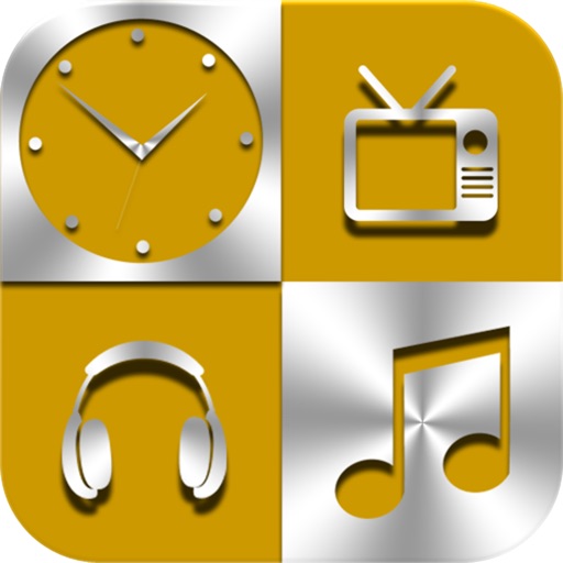 Pro Video Music 8 in 1 News Stock Set icon
