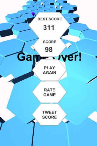 ZIG ZAG HEXAGON -Test your reactivity ability in this challenging, most infinite arcade game! screenshot 4