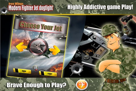 Iron Wings Pro - FREE Modern Fighter Jet dogfight Sim screenshot 2